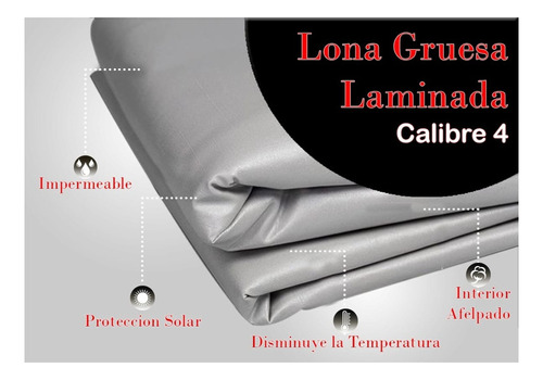 Lona Gruesa Felpa Impermeable Cubre Auto Vw Crossfox 2005 Foto 7