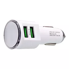 Carregador Veicular Turbo 2 Usb 3.4a Fonte Carro Uber Taxi