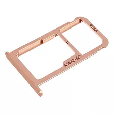Bandeja Porta Sim Para Huawei P9 Repuesto Color Rosa