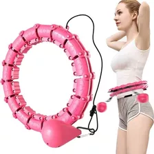 Hula Hoop Ajustable Inteligente, 24 Nudos Hula Hoops Fitness