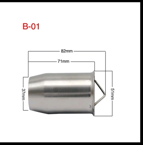 Silenciador Db Killer Escape Moto Universal Modelo B1 Foto 2