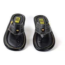 Chinelo Masculino Em Couro Legitimo Caterpillar Promoção