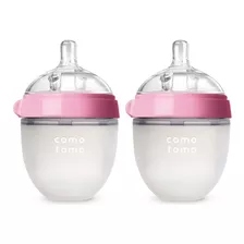 Comotomo 2 Biberones Baby Bottle Rosa 150ml 