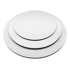 Cakeboard Em Mdf Branco 3mm - 15cm - Retangular