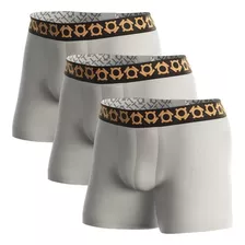 Pack X3 Boxer Calzoncillo Hombre Algodon Clasico C/ Elastico