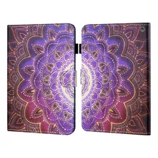 Funda De Dibujo Mandala Para Amazon Kindle Fire Hd10 2023/20