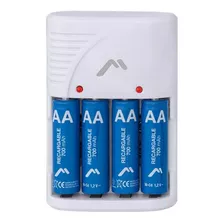 Cargador De Baterias Recargables Aa Y Aaa Ni-cd Y Ni-mh