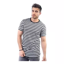 Remera Camiseta Hombre Rayas Algodon / Turk Cody 001