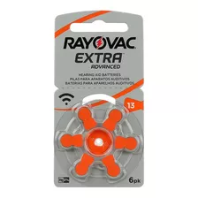 Kit 30 Pilhas Bateria Aparelho Auditivo 13 Pr48 Rayovac