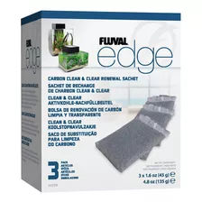 Fluval Edge Carbon Clean & Clear - Bolsas De Renovacion 3 