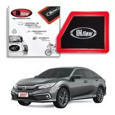 Filtro Ar Esportiv Inbox Honda Civic Exl 2.0 16v 2019 Inflow