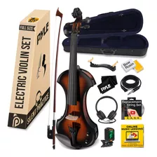 Pyle Kit De Violin Electrico De Tamano Completo, Violin Sile