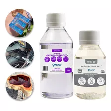 Vidro Liquido Para Arte , Resina Epóxi Ohana Uv+ Kit 300g