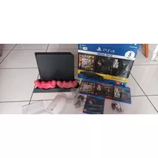 Ps4 Completo, Com 2 Controles Originais, Nunca Aberto.