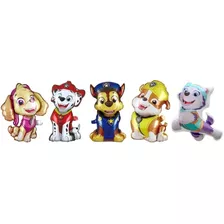 5 Globos Paw Patrol Marshall Chase Rubble Skye Everest 58cms