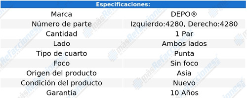 Par Juego Cuartos Punta Ford Explorer 2001 - 2005 Sport Qwe Foto 4