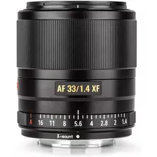 Lente Viltrox 33mm F1.4 Para Camara Fujifilm Fuji X-mount