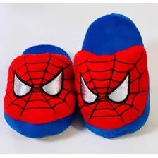 Pantuflas Spiderman Hombre Araña Chicos Termica Acolchada 