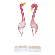 2 Piezas De Adorno De Jardín Decorativo Flamingo Animal