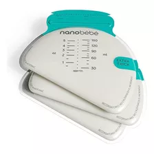 Nanobébé Paquete De 100 Bolsas De Almacenamiento De Leche