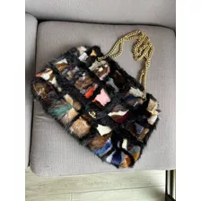 Chanel Fur Chain Handbag 2001