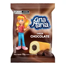 Bolinho Ana Maria Chocolate Kit Caixa C/ 60x Unidades De 70g