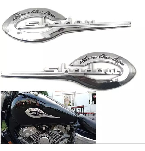 Emblemas Honda Shadow Classic Ace Vt 750 1100 Par Nuevos Foto 4