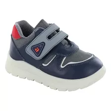 Tenis Para Niño Casual Audaz Mod Tokio 15 Azul Talla 13-18