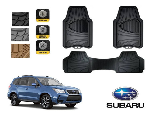 Tapetes Uso Rudo + Cajuela Subaru Forester 2014 A 2018 Armor Foto 3