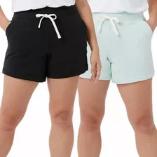 32 Degrees Shorts Mujer Pack X2 Algodón Importado Original