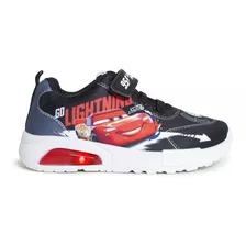 Zapatillas Nene Footy De Cars Mcqueen Luz Led Al Pisar