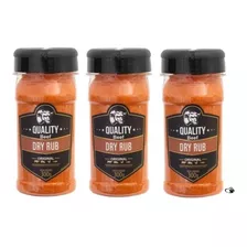 Kit 3 Dry Rub 300gr Quality Beef Premium P/ Churrasco Combo