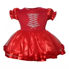 Vestido Infantil Chapeuzinho Vermelho Mesversário