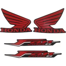 Cartela De Adesivos Cg Honda Fan 125 Preta Es 2011 Completa