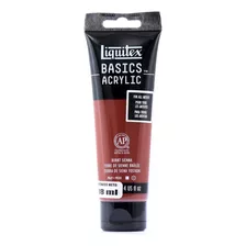 Tinta Acrílica Torrada Liquitex Basics 118 Ml De Cor Sienna