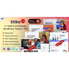 Stike - Tema Wordpress De Startup De Tecnologia E Seo Ti