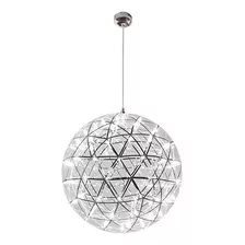 Lampara Luminaria Colgante Esfera Metálica 42 Led De Diseño