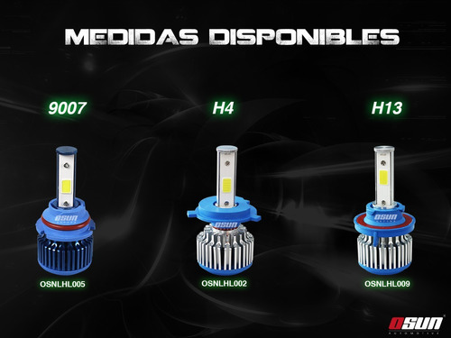 Kit Focos Led Rz Osun Automotriz Faros Principales Alta/baja Foto 5