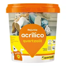 Rejunte Acrílico Pronto Quartzolit Cor Cinza Platina 1 Kg