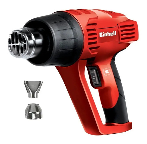 Pistola De Calor Einhell 2000w Tc-ha 2000/1 + Dos Boquillas Dgm Rojo