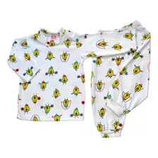 Conjunto Pijama Bebe Estampado 100% Algodón Soft