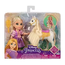 Set De Regalo De Muñeca Princesa Rapunzel Y Maximus Petite 