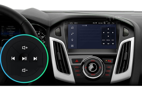 Carplay Ford Focus 2012-2016 Android Auto Gps Radio Touch Hd Foto 6