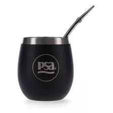 Mate/vaso Térmico Acero Inoxidable | Negro | Psa