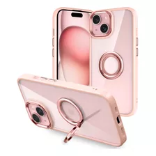 Lontect Funda Para Phone 15 Con Soporte De Anillo, A Prueb