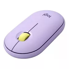 Mouse Logitech Bluetooth Pebble M350 Lavanda Inalámbrico