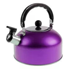 Chaleira Aço Inox Cromada 1,8 Litros Lilas