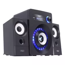 Caixa De Som Subwoofer Home Theater Bluetooth 2.1 Tv Pc Fm