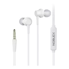 Auriculares In Ear Noblex Hp05w Blanco Con Micrófono Donidea
