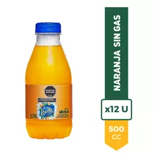 Agua Saborizada Levite 500ml Naranja Sin Gas Pack X12